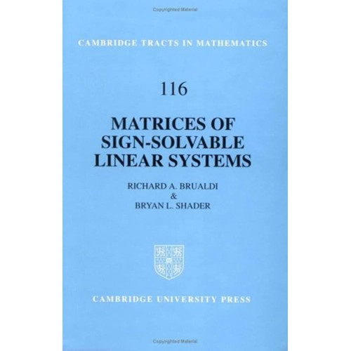 Matrices Of Sign-Solvable Linear Systems Vol-...