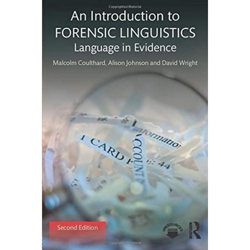 An Introduction To Forensic Linguistics Langu...