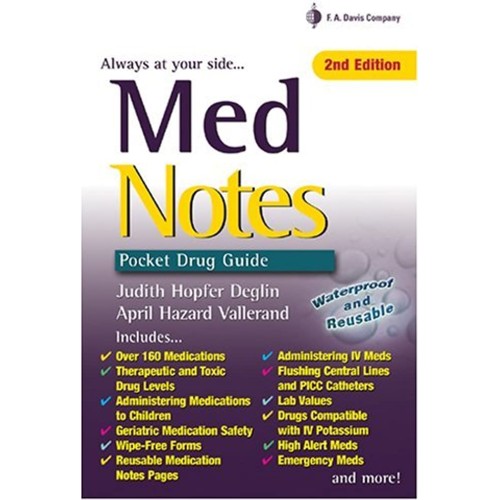 Med Notes: Pocket Drug Guide, 2/E 