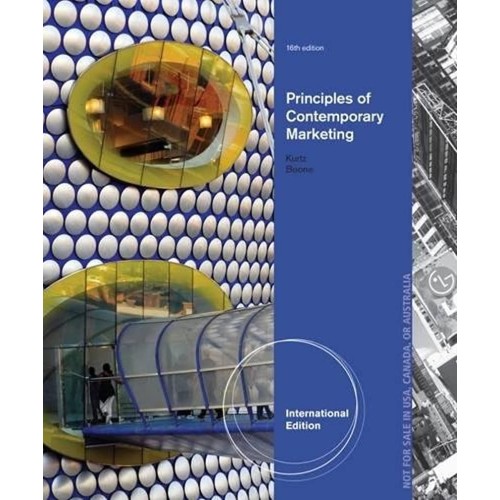 Contemporary Marketing 16Ed (Ie) (Pb 2014)
