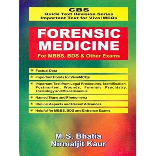 Forensic Medicine For Mbbs, Bds & Other Exams...
