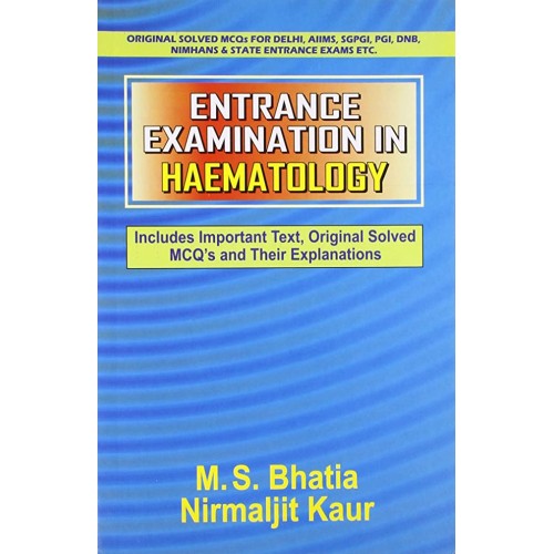 Entrance Examination In Haematology (Pb 2017)...