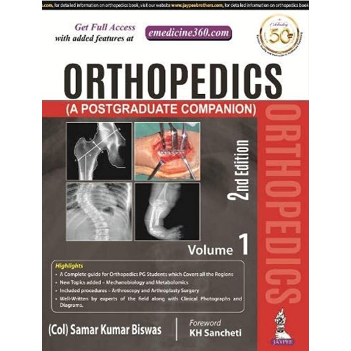 ORTHOPEDICS (A POSTGRADUATE COMPANION) 2 VOLUMES