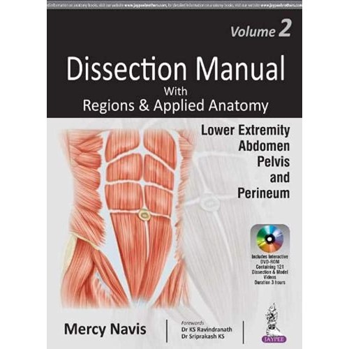 DISSECTION MANUAL WITH REGIONS & APPLIED ANATOMY LOWER EXTREMITY ABDOMEN PELVIS AND PERINEUM VOL.2